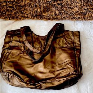 Vintage The Body Shop Elegant Brown Tote Bag